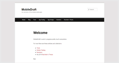 Desktop Screenshot of mobiledraft.com